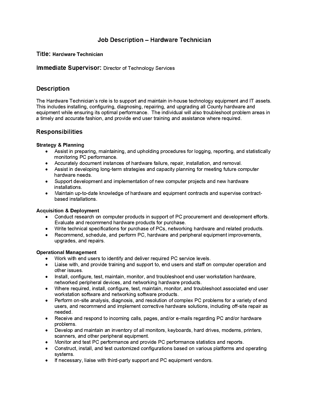 computer hardware engineer job requirements